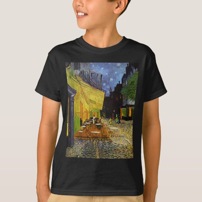 Café Terrace at Night Van Gogh T-Shirt (Vorderseite)