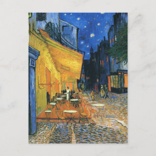 Café Terrace on Night Van Gogh Postcard Postkarte