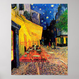 Café Terrace Place du Forum Van Gogh Poster
