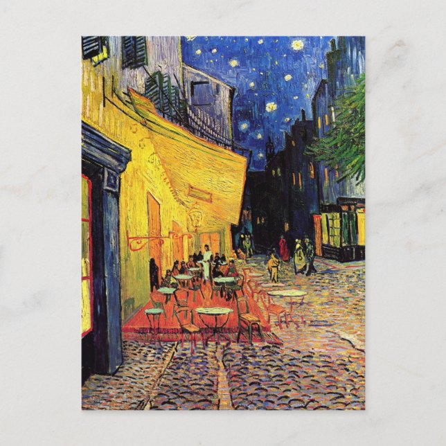 Café Terrace Place du Forum Van Gogh Postkarte (Vorderseite)