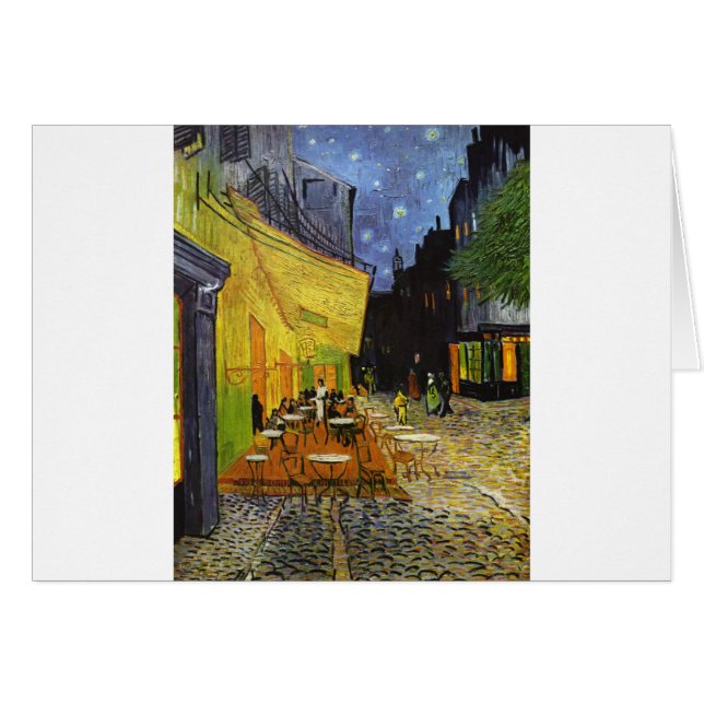 Café Terrasse à Night Van Gogh (Devant horizontal)