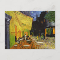 Café Terrasse à Night Van Gogh Carte postale