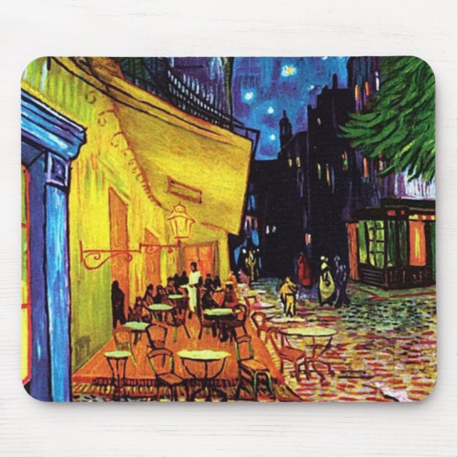 Café-Terrasse an Nacht(1888) kundenspezifischen Mousepad (Vorne)