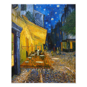 Cafe-Terrasse bei Nacht   Van Gogh   Fotodruck