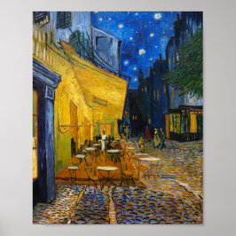 Cafe Terrasse bei Nacht | Van Gogh | Poster