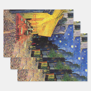 Cafe-Terrasse bei Nacht von Vincent van Gogh Geschenkpapier Set