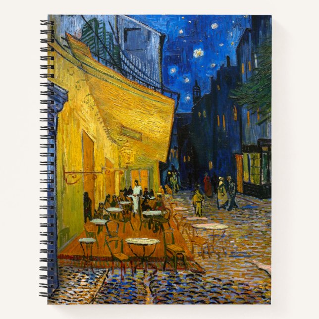 Café Terrasse | Van Gogh | Notizbuch (Vorderseite)