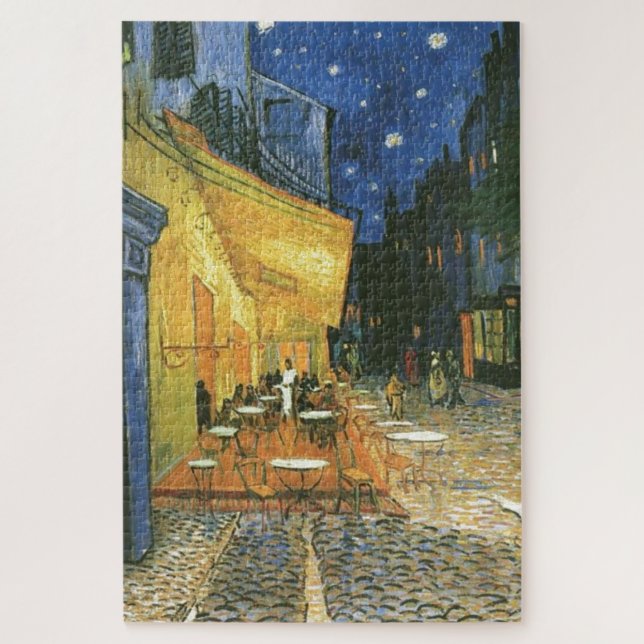 Café Terrasse - Vincent van Gogh Gemälde Art (Vertikal)