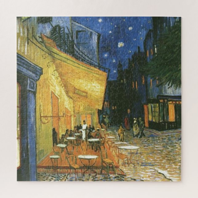 Café Terrasse - Vincent van Gogh Gemälde Art (Vertikal)