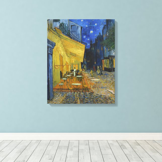 Café Terrasse | Vincent van Gogh Leinwanddruck (Insitu (Holzboden))