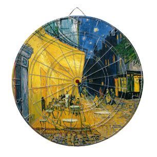Café-Terrasse Vincent van Goghs , Place du Forum Dartscheibe