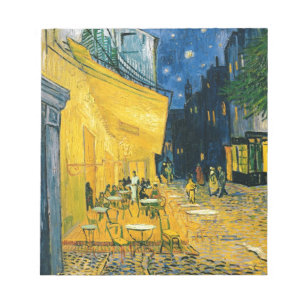 Café-Terrasse Vincent van Goghs  , Place du Forum Notizblock