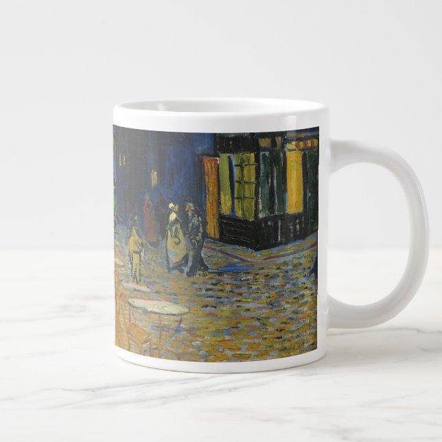 Café Terrasse von Vincent Van Gogh Jumbo-Tasse (Rechts)