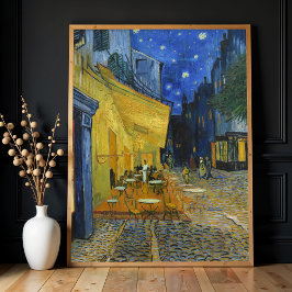 Café Terrasse von Vincent Van Gogh Poster