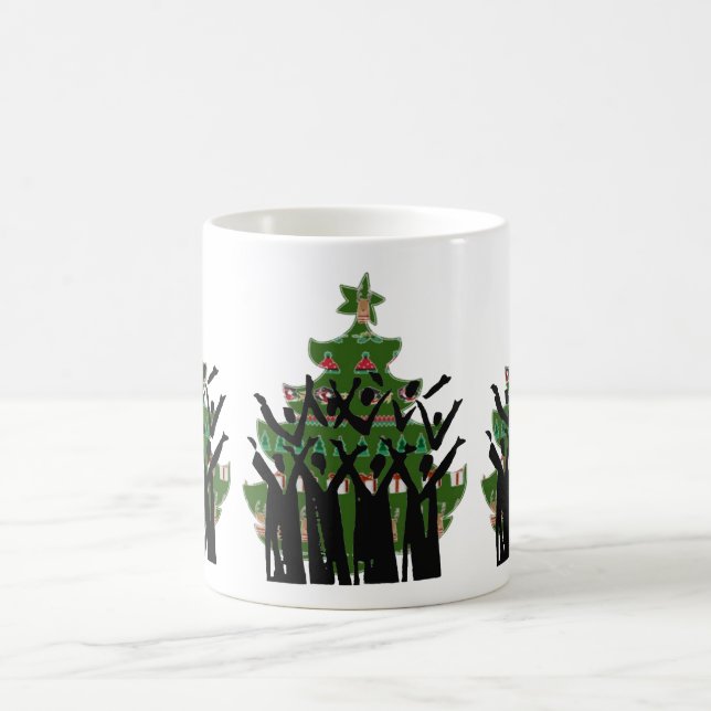 Café Thé Mug Noël Carol Chanteurs Évangile (Centre)