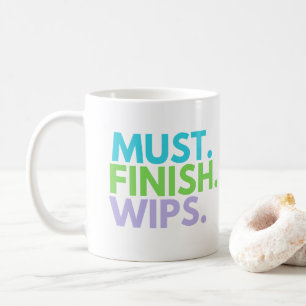 Café/Thé Mug pour Knitters et Crocheters.