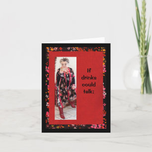 Café, Thé, Tequila Carte Humoristique