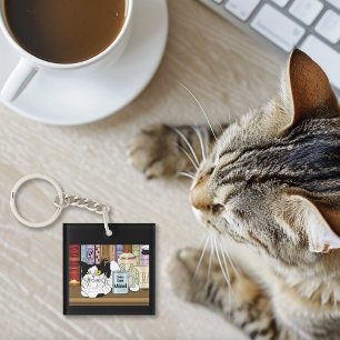 Café Tuxedo Chat amusant