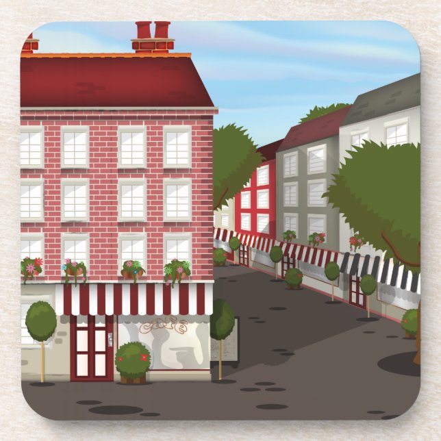 Café Untersetzer (Vorderseite)