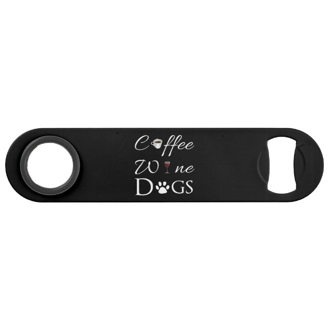 Café Vin Chiens En Acier Bouteille Ouverture (Devant (Horizontal))