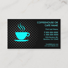 Cafécafé-Gewohnheits-Visitenkarte Visitenkarte