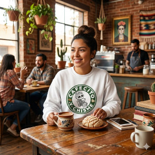 Cafecito y Chisme Pan dulce Mexican Sweatshirt