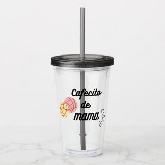 Cafecito y conchas de Mama Acryltrinkbecher