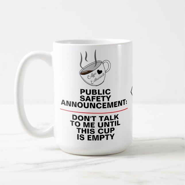 Caféine Mème et Mug de plaisanterie | Drôle cadeau (Gauche)