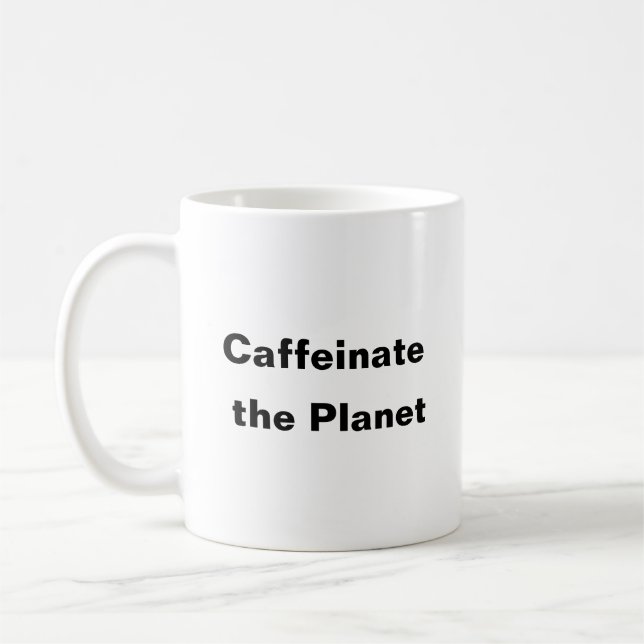 Caféiner la tasse de café Planet (Gauche)