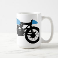 Caféracer-Motorrad-Tasse
