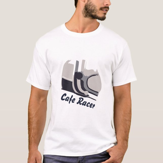 Caferacer Sturzhelm T-Shirt (Vorderseite)