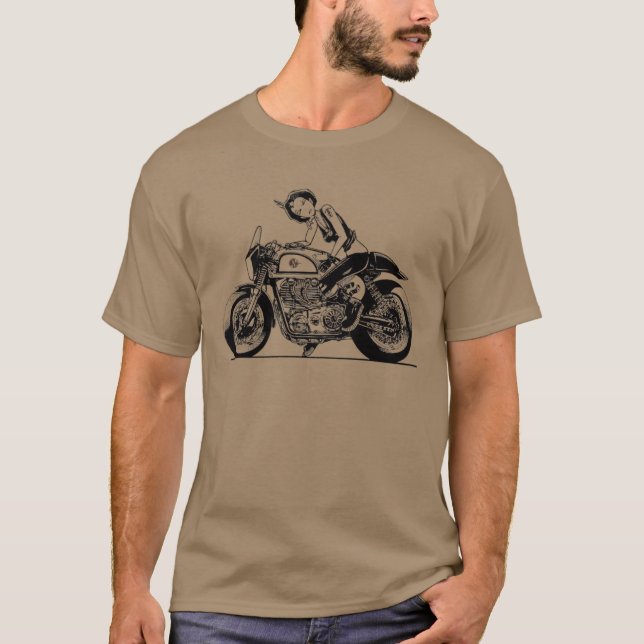 CAFÉRACER. T-Shirt (Vorderseite)