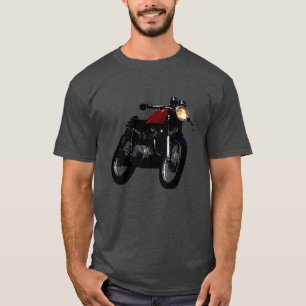 Caféracer-Vintager Motorrad-T - Shirt