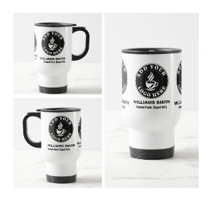 Cafés Coffee Shops Logo-Branding für Geschäftskund Reisebecher