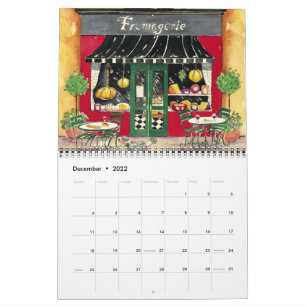 Cafés français, Calendrier