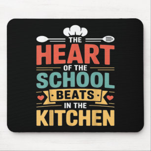 Cafeteria Küchenangebot Mittag-Schule Mousepad