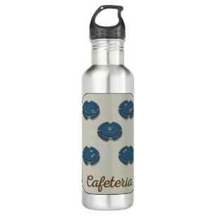Cafeteria Niedliches Design Ideen cooler Cartoon Edelstahlflasche