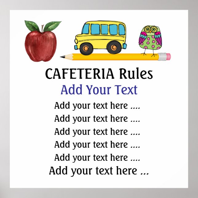 Cafeteria Poster - SRF (Vorne)