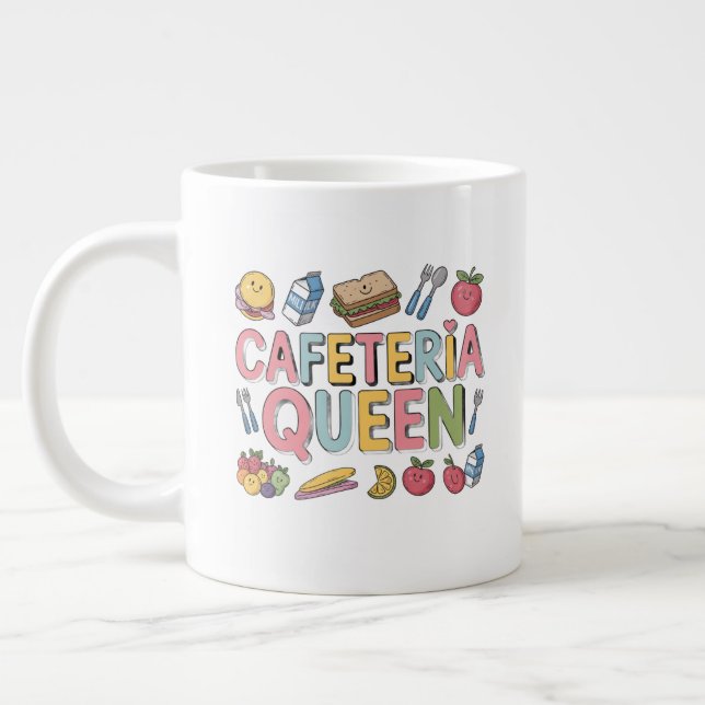 Cafeteria Queen Jumbo-Tasse (Links)