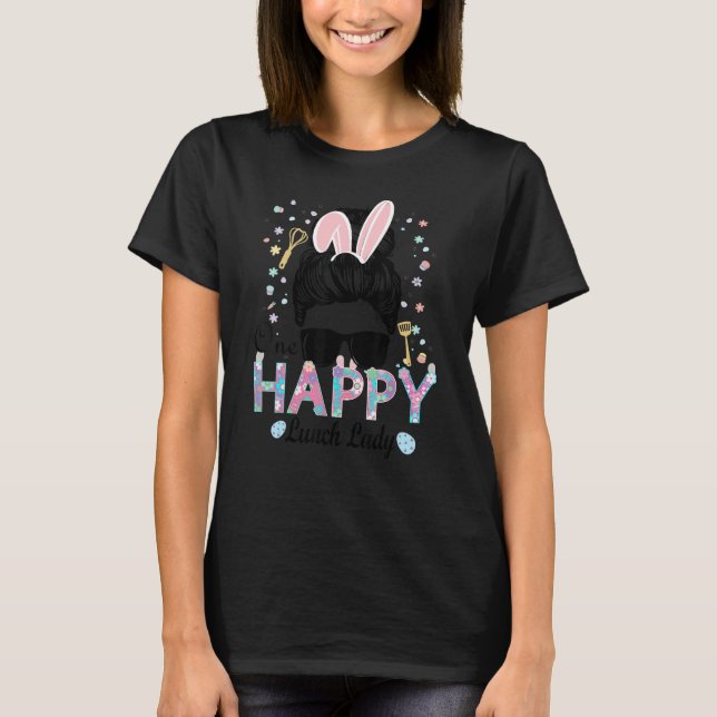 Cafeteria Stuff One Happy Lunch Lady Oaster T-Shirt (Vorderseite)
