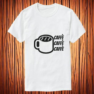 Caffè Kaffee im italienischen T - Shirt