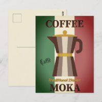Caffè Moka Italia Flag Kaffee Pot |