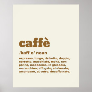 Caffè Poster