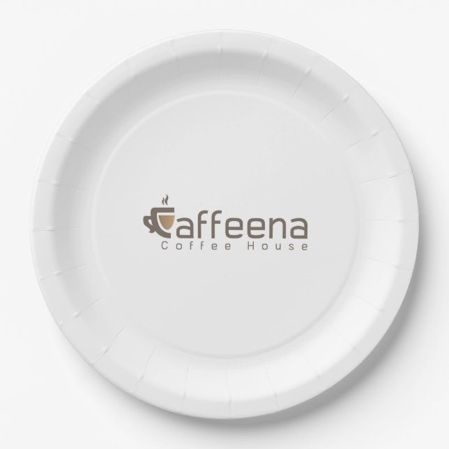 Caffeena-Papierteller Pappteller (Vorderseite)