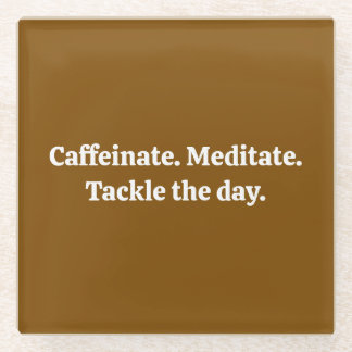 Caffeinat Glasuntersetzer