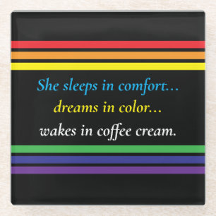Caffeinated Dreamer Glasuntersetzer