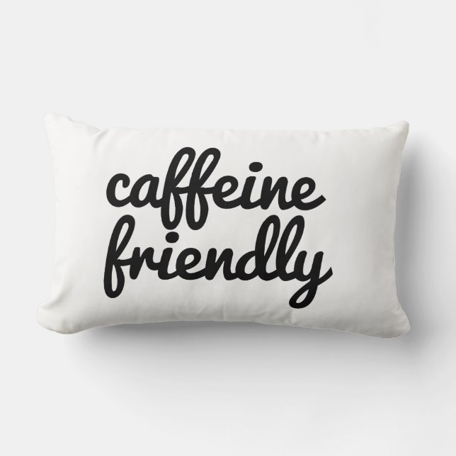 Caffeine Friendly Pillow Lendenkissen (Vorderseite)