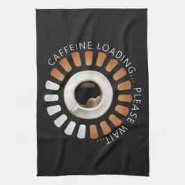 Caffeine loading geschirrtuch