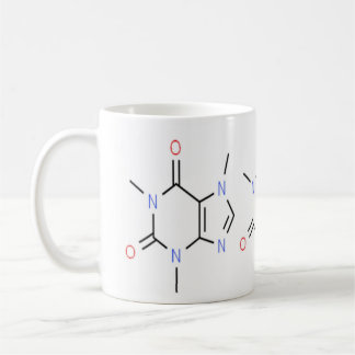 "Caffeine Molecule Chemistry" Kaffeetasse