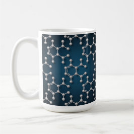  Caffeine Molecules Classic Coffee Mug Kaffeetasse